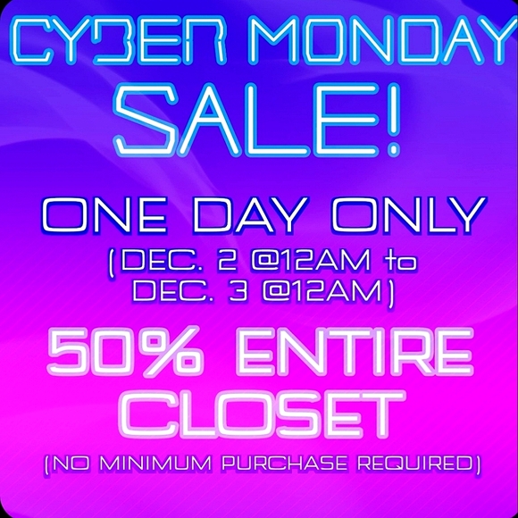ππ₯³πCYBER MONDAY SALE!ππ₯³π - Picture 1 of 1